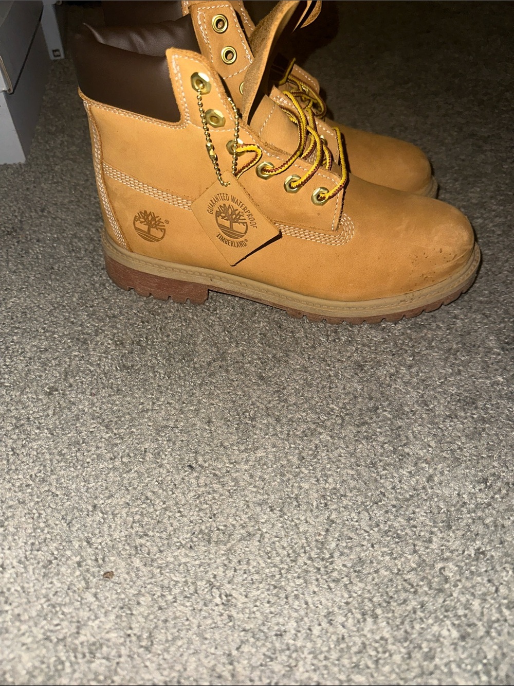 Timberland Kids Wheat Lace-Up Waterproof Boots